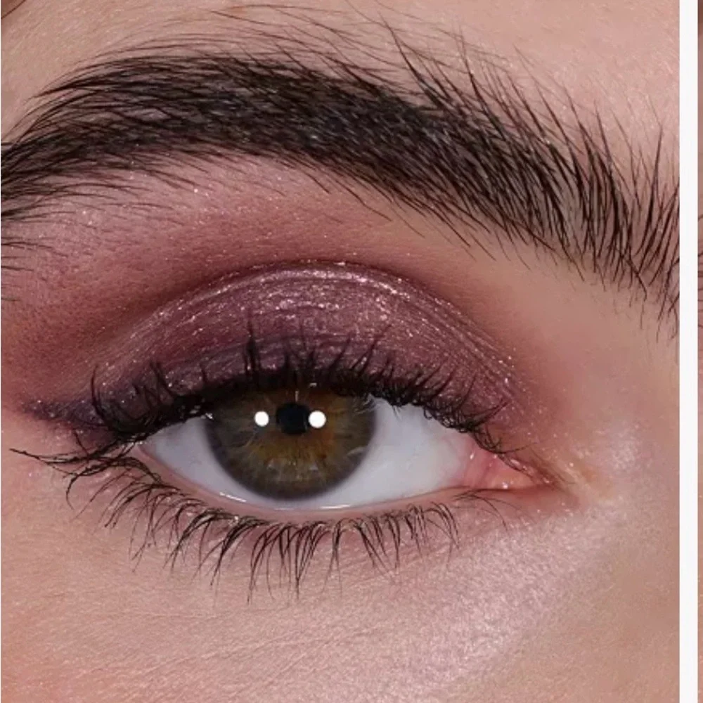 Beauty Purple Cream-to-Powder Eyeshadow Duo - White & Deep Purple wink/Bae nwt